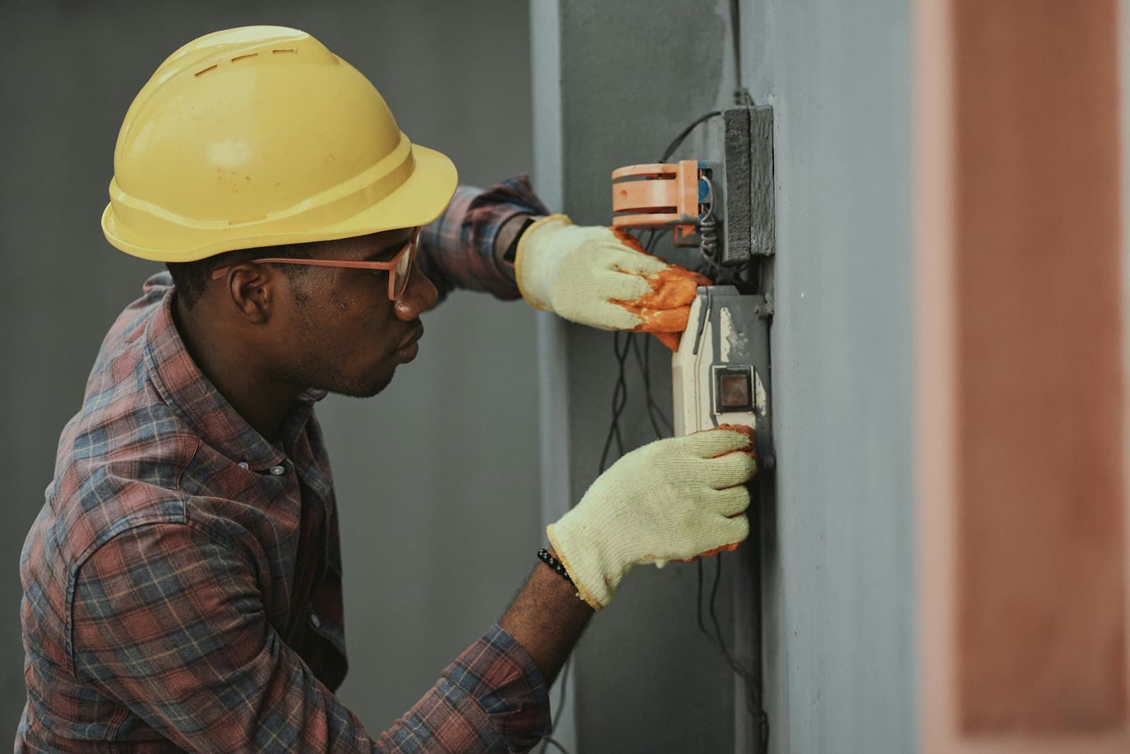Technician at work